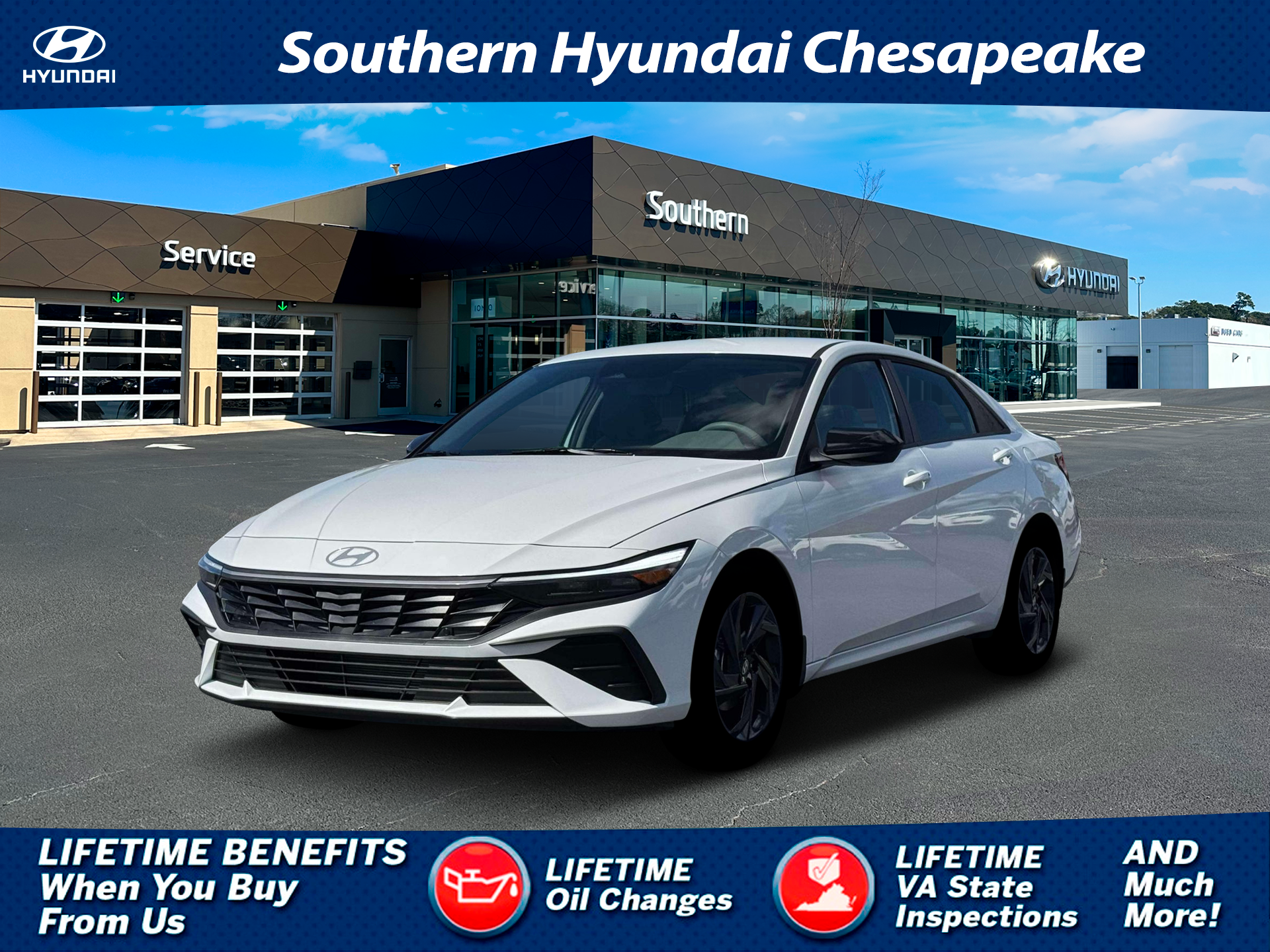 New 2026 White Hyundai SEL Sport image 1