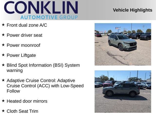 New 2026 Ash Green Metallic Honda AWD TrailSport Hybrid image 2