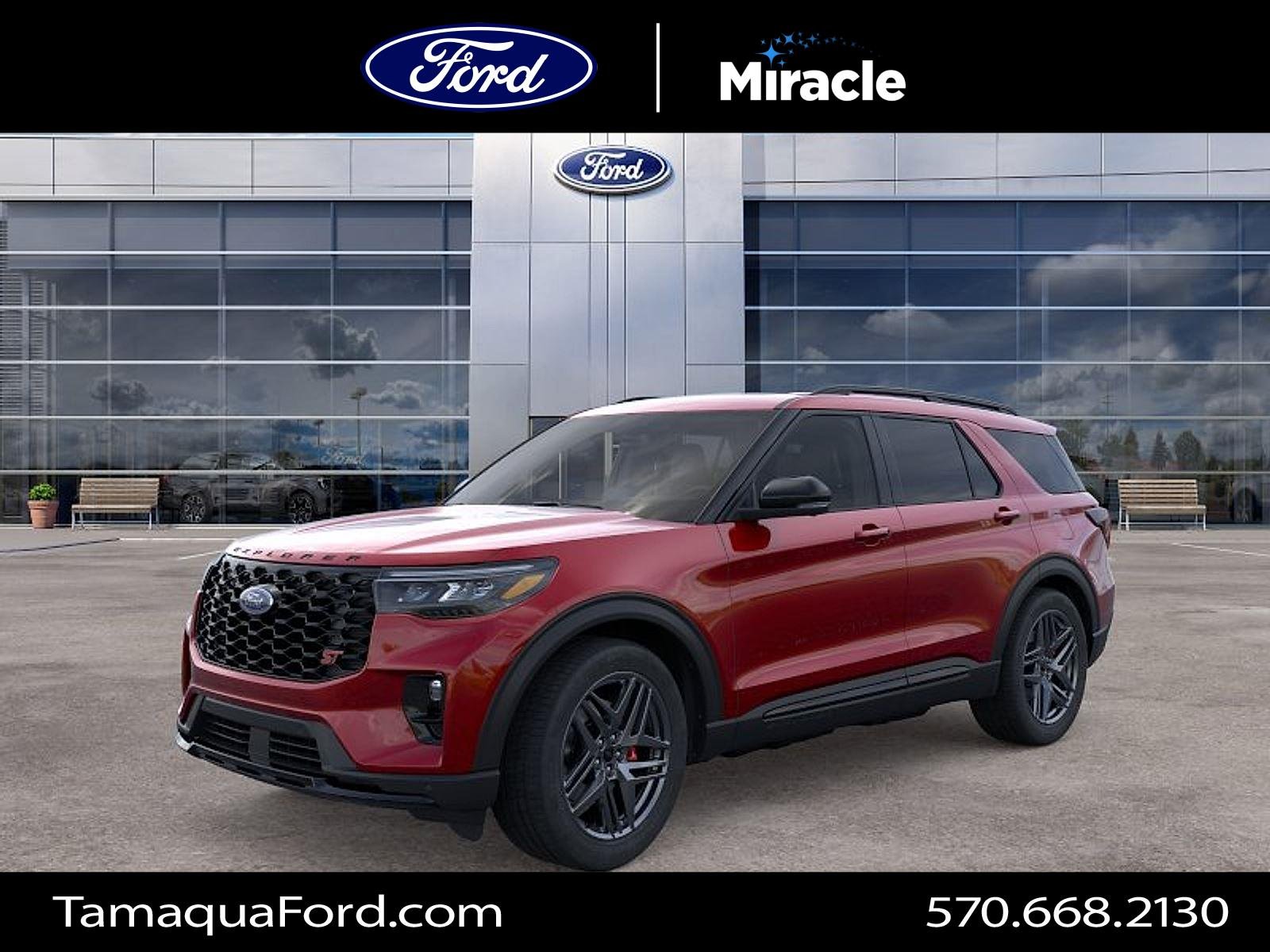 New 2026 Rapid Red Metallic Tinted Clearcoat Ford ST image 1
