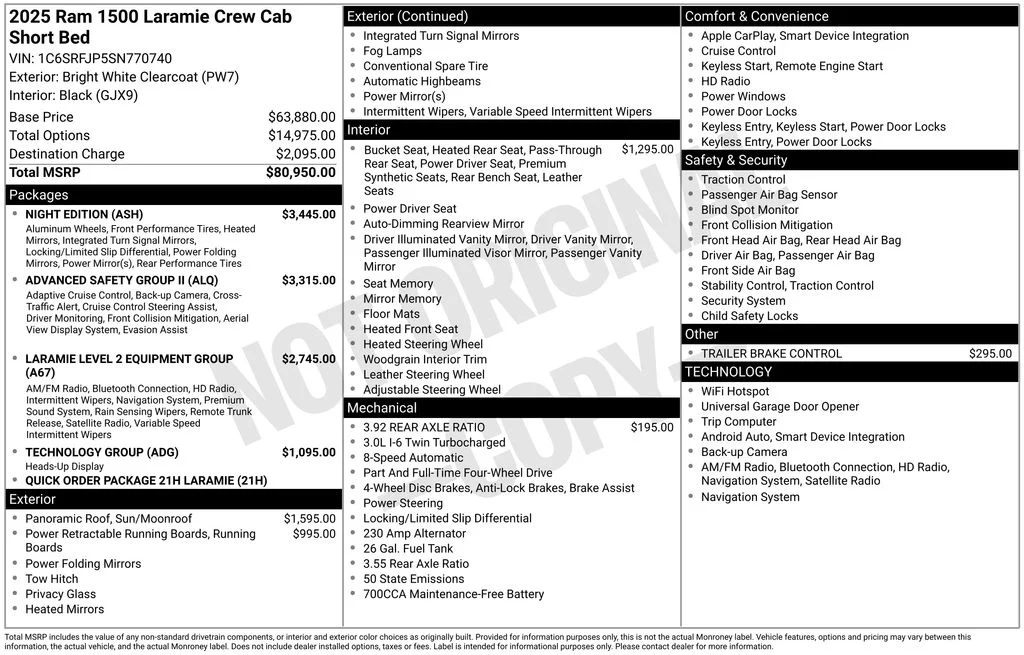 2025 RAM 1500 Laramie - Photo 6