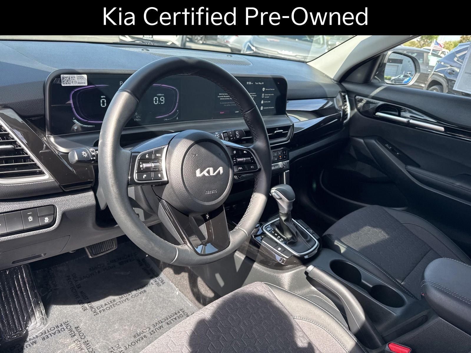 Certified Used 2026 Clear White/Black Roof Kia S image 15