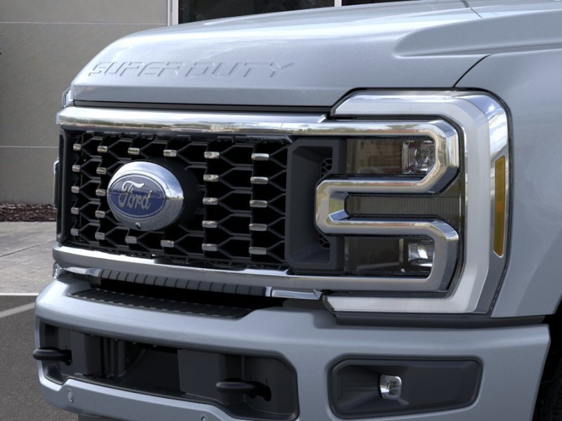 New 2026 Glacier Gray Metallic Tri-Coat Ford F-350® Platinum® image 17