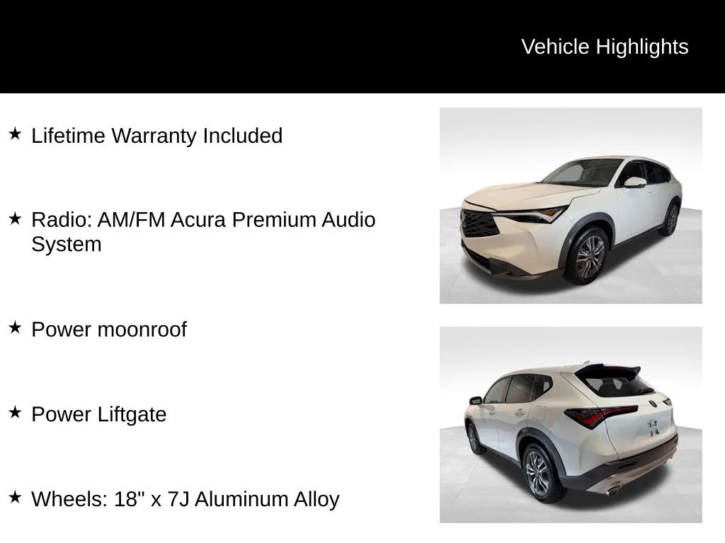 New 2026 Platinum White Pearl Acura Base image 5