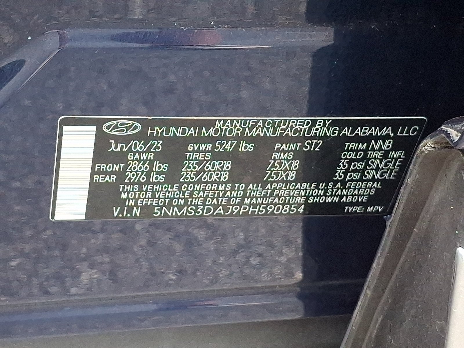 Used 2023 Stormy Sea Hyundai SEL image 27