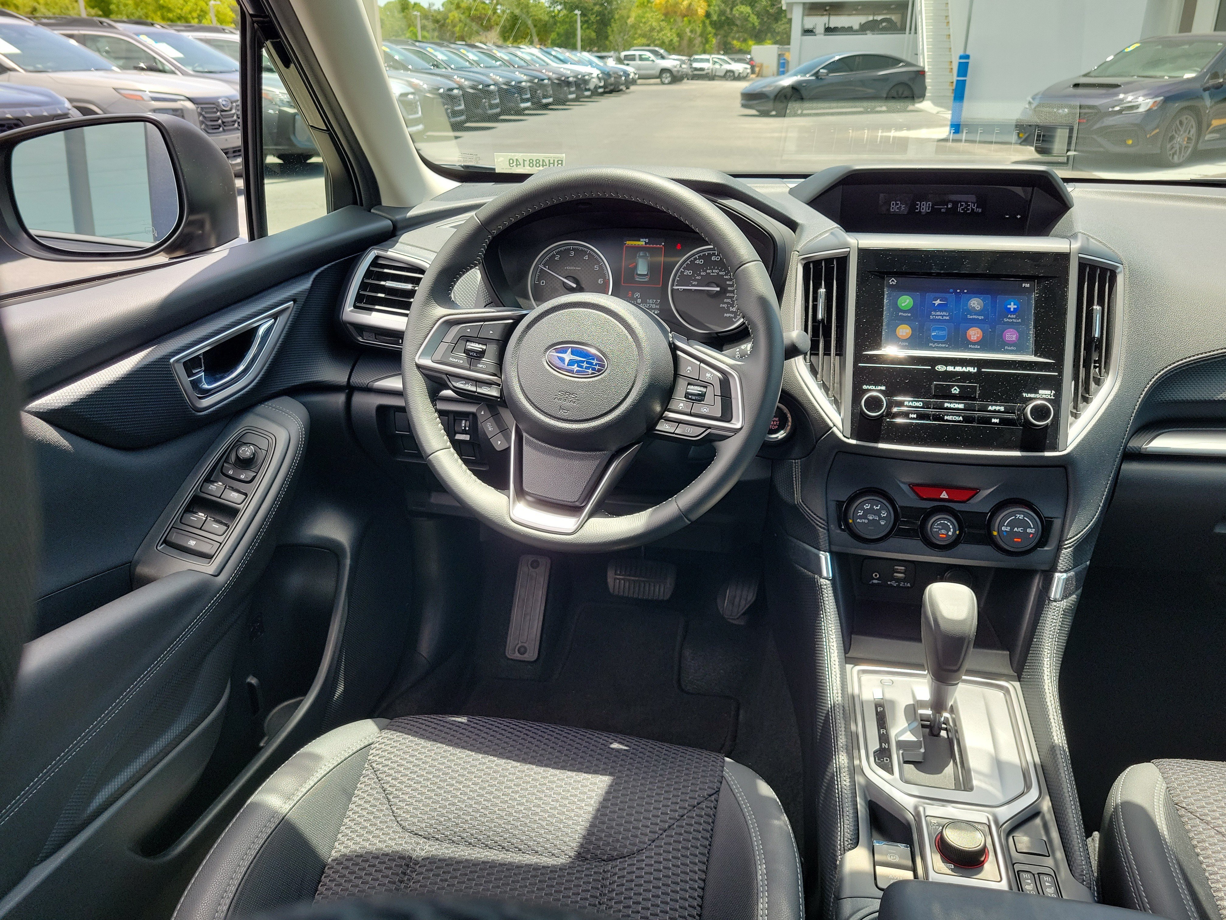 Used 2024 Crystal Black Silica Subaru Premium image 17