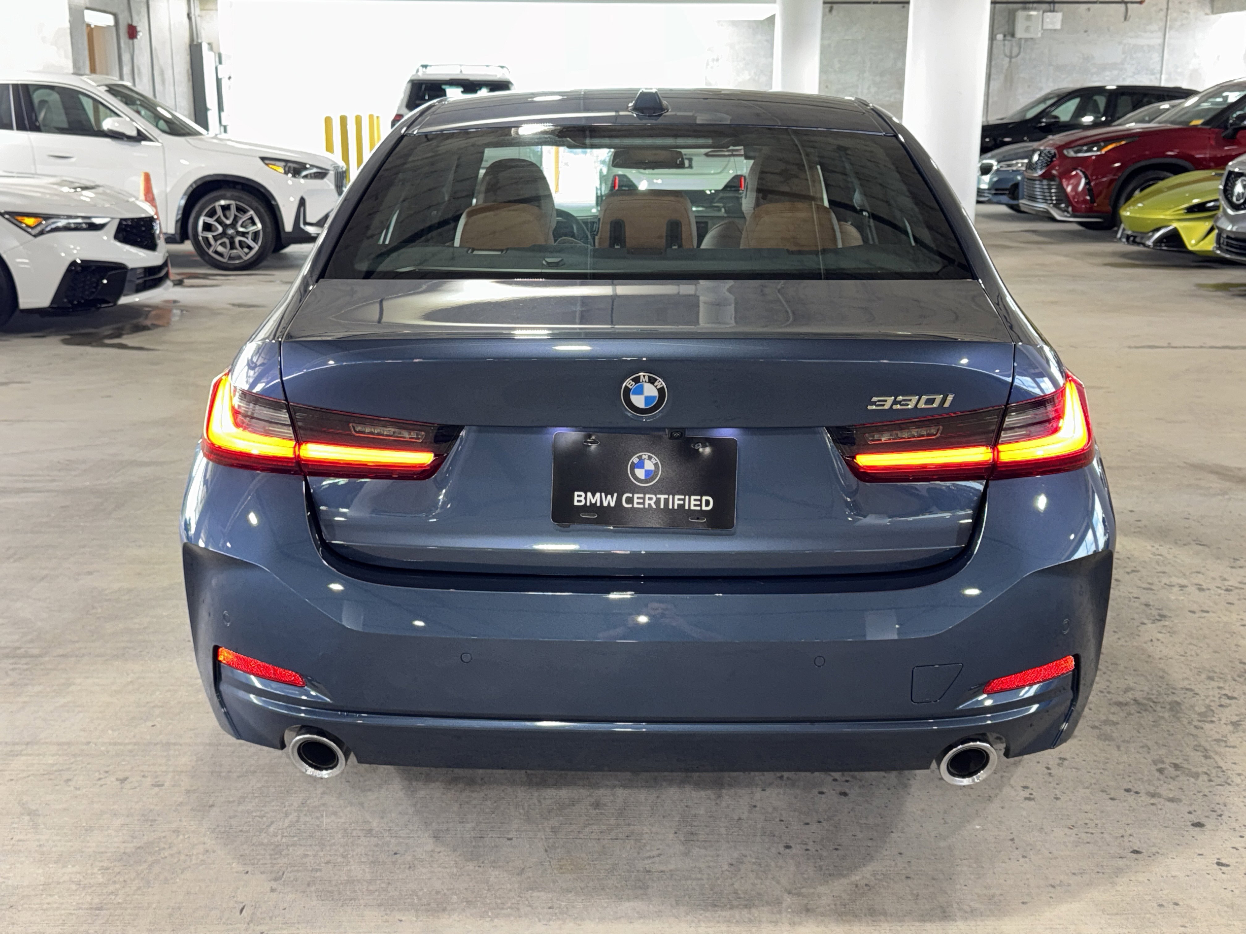 Used 2025 Arctic Race Blue Metallic BMW 330i image 7