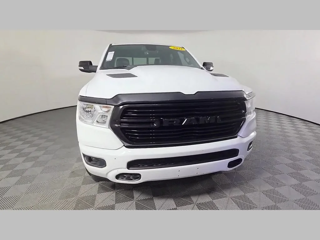 Used 2021 Bright White Clearcoat Ram Big Horn image 52