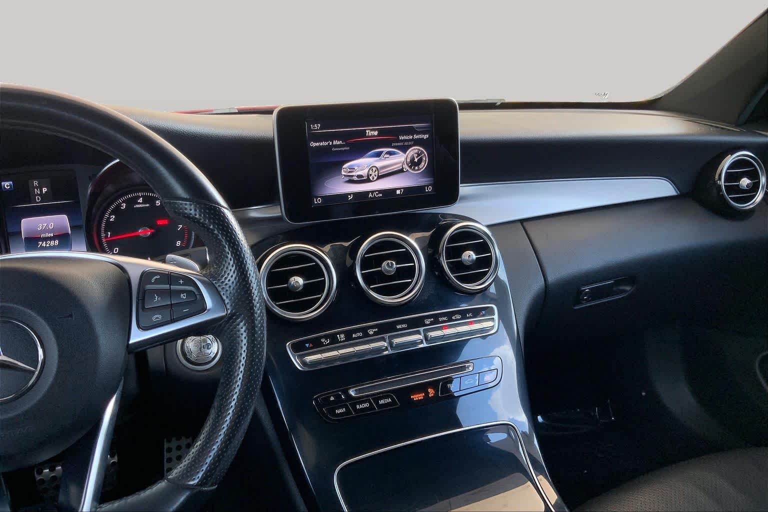 Used 2018 designo Cardinal Red Metallic Mercedes-Benz C 300 image 7