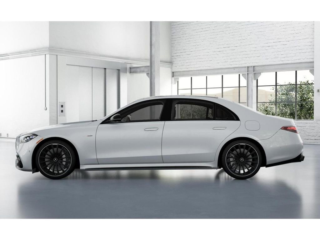 New 2026 MANUFAKTUR Moonlight White Metallic Mercedes-AMG AMG® S 63 E 4MATIC Sedan image 76