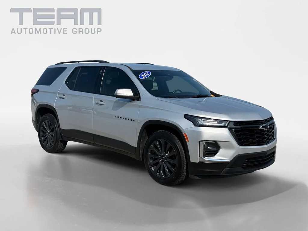 Used 2022 SILVER ICE METALLIC Chevrolet RS image 1