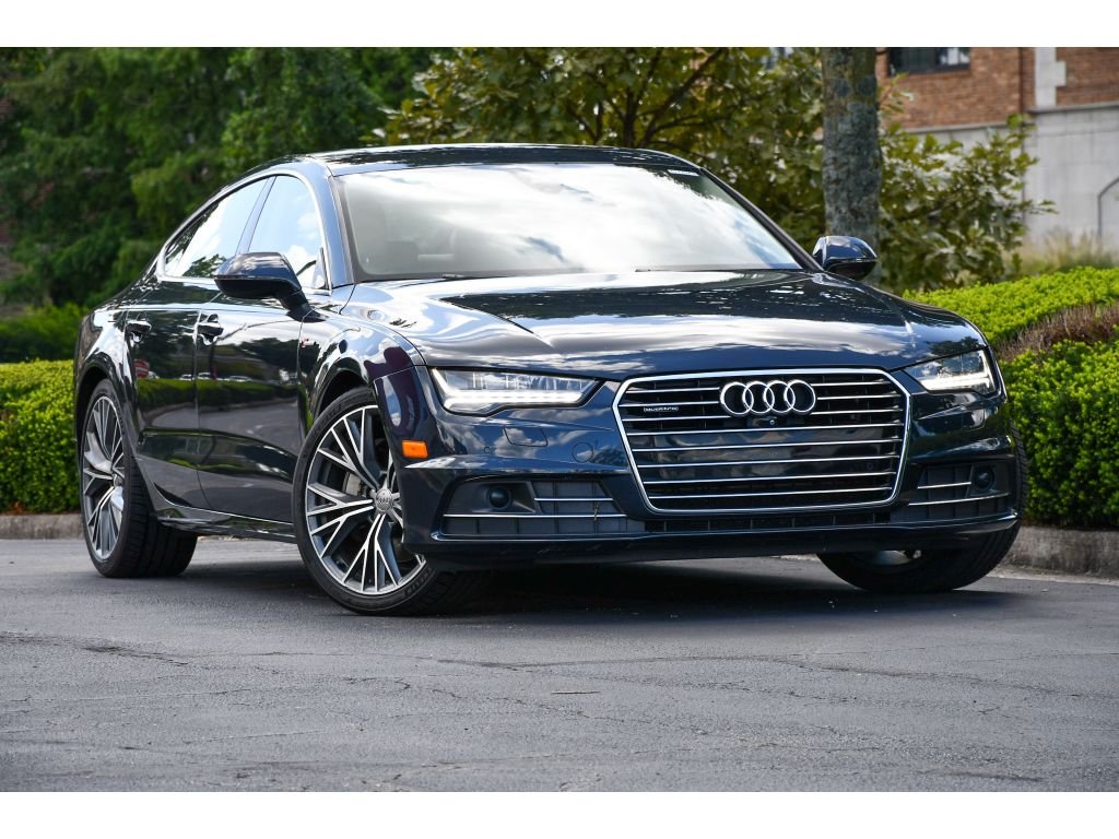Used 2017 Moonlight Blue Metallic Audi Prestige image 1