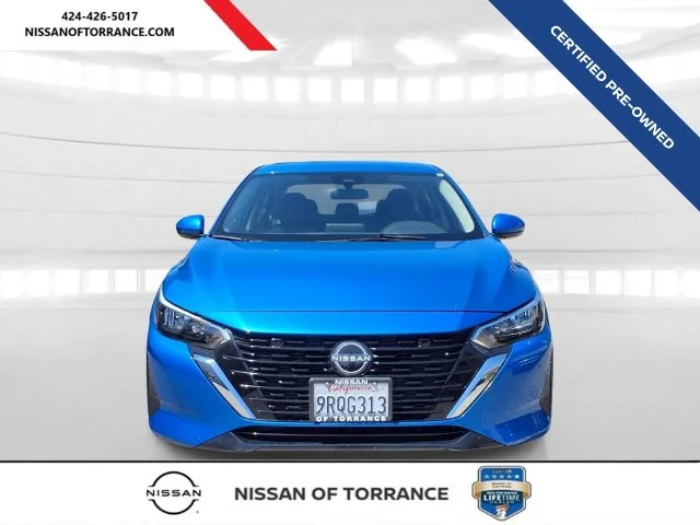 Certified Used 2025 Blue Nissan SV image 2