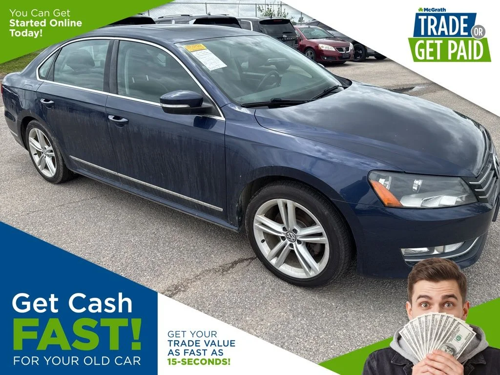 Used 2013 Blue Volkswagen TDI SEL Premium image 1