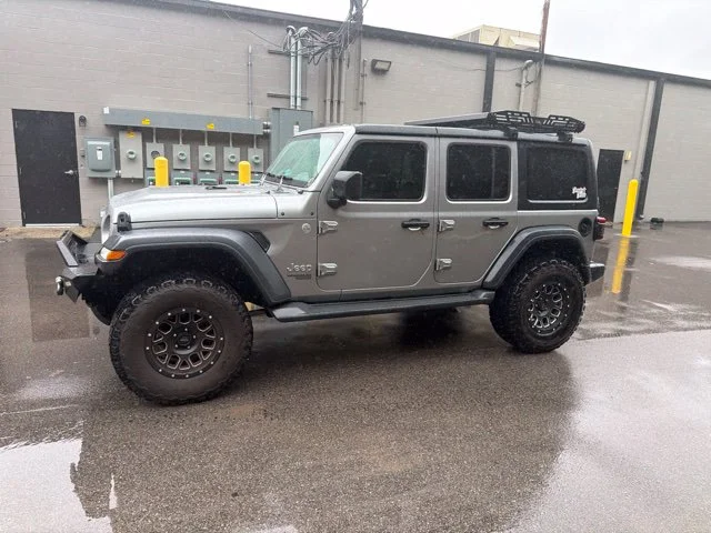 Used 2019 Billet Silver Metallic Clearcoat Jeep Unlimited Sport S image 4