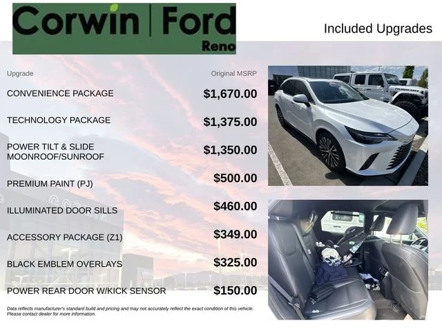 Used 2025 White Lexus 350h Premium Plus image 3