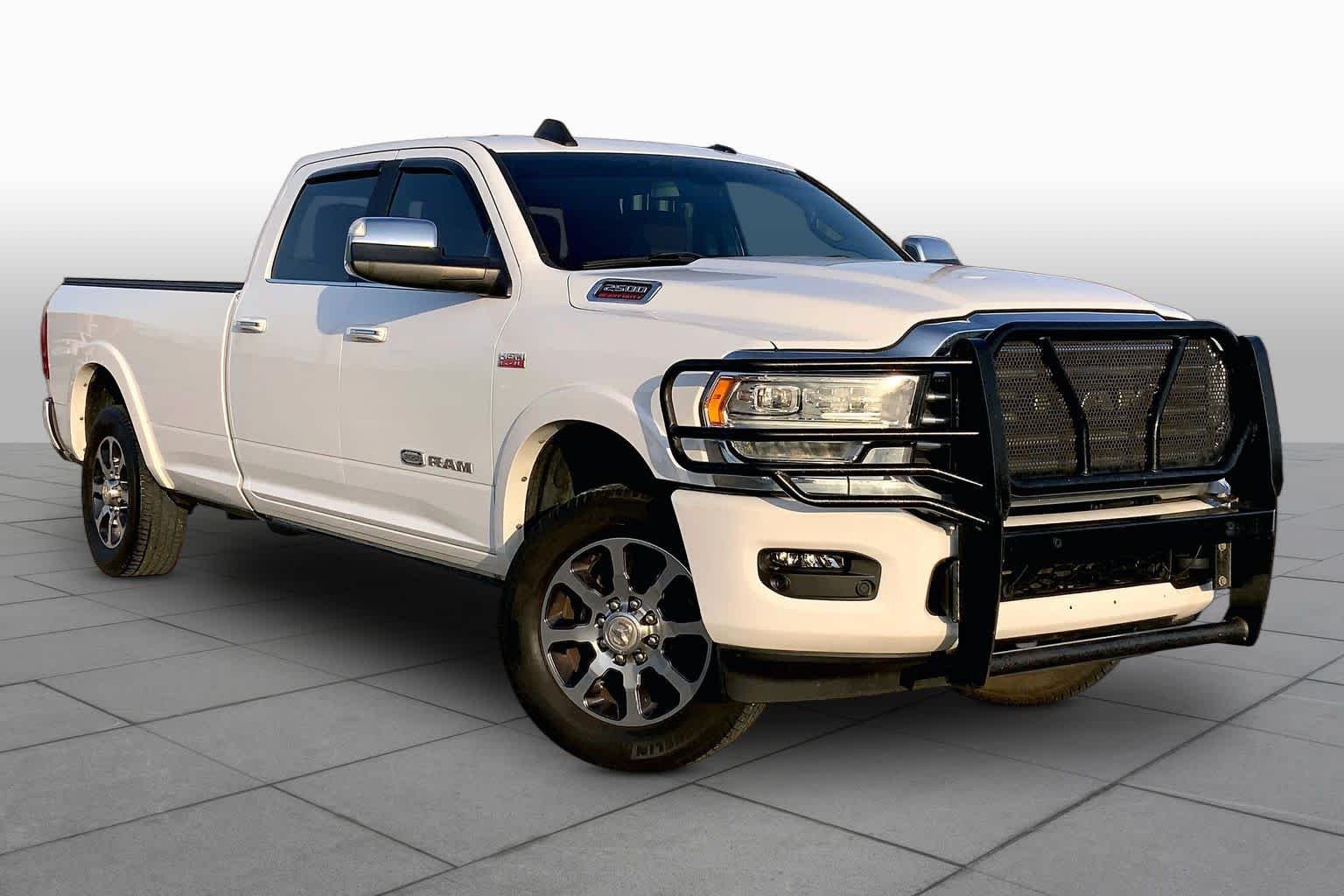 Used 2020 Bright White Clearcoat Ram Longhorn image 3