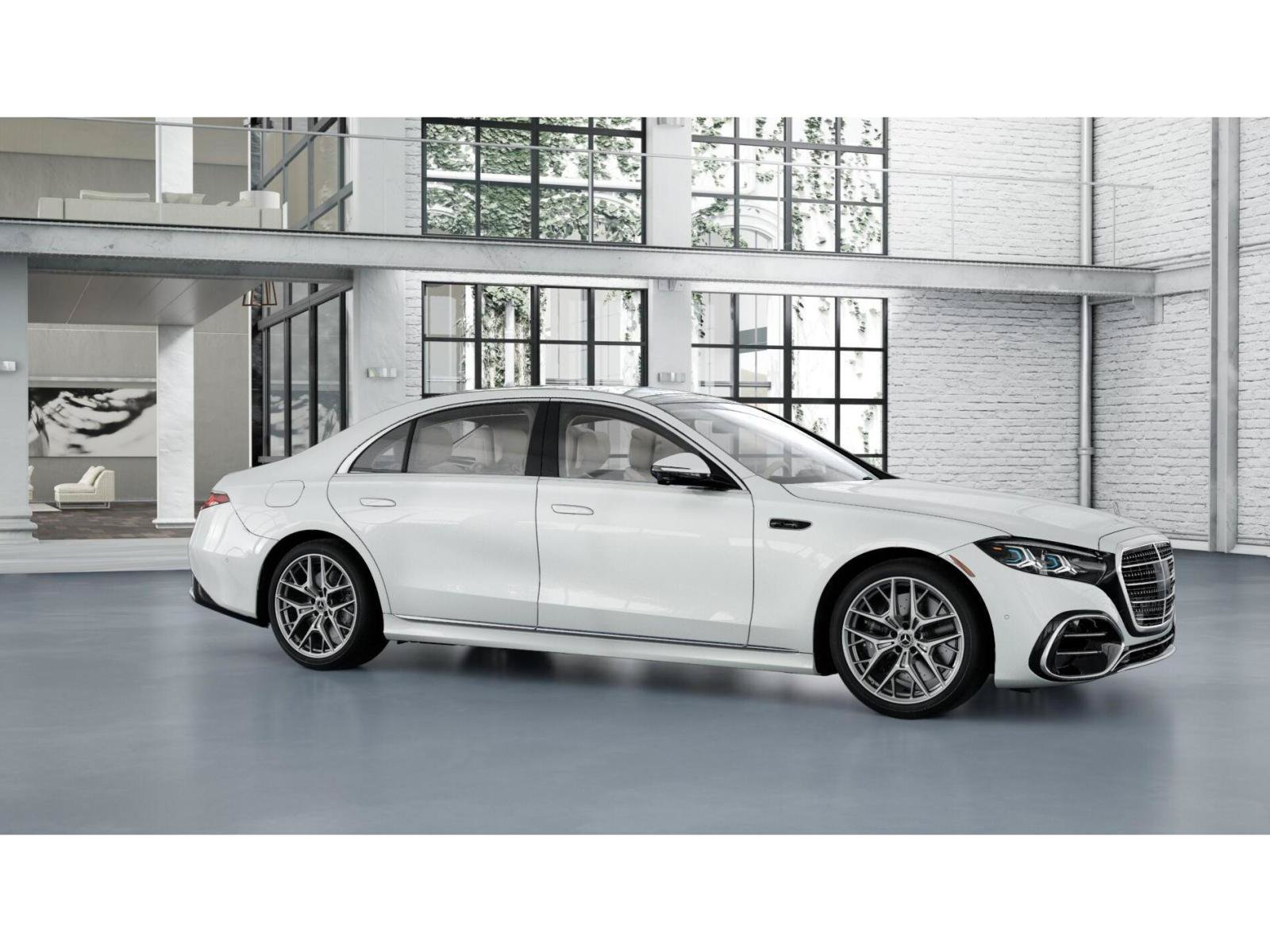New 2027 MANUFAKTUR Moonlight White Metallic Mercedes-Benz S 580 image 13