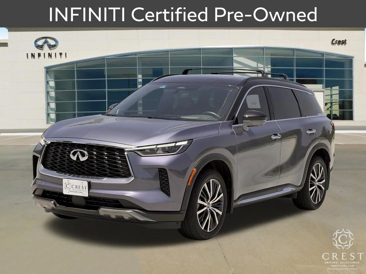 Certified Used 2025 Moonbow Blue Black Obsidian INFINITI AUTOGRAPH image 10