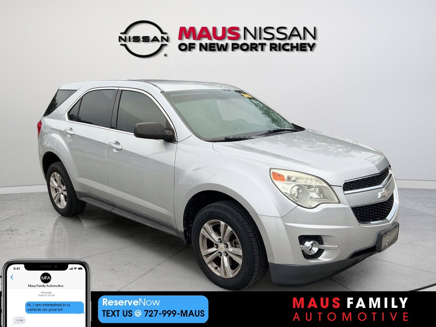 Used 2015 Silver Ice Metallic Chevrolet LS image 1
