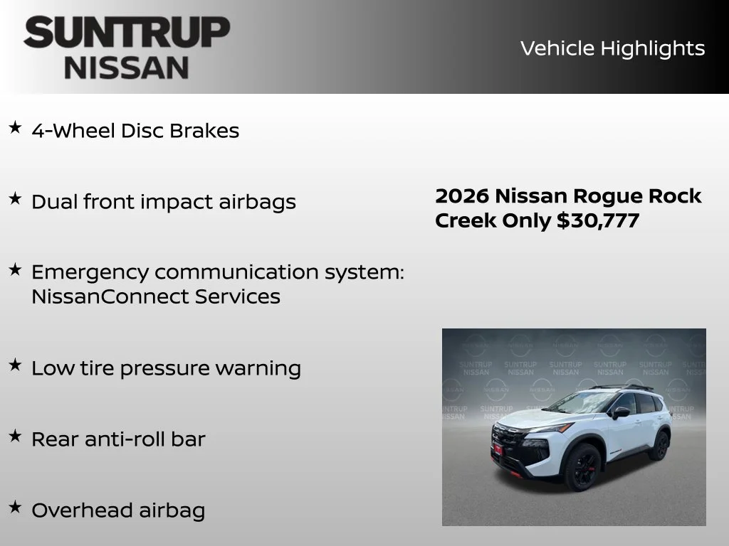 Certified Used 2026 White Nissan Rock Creek image 23