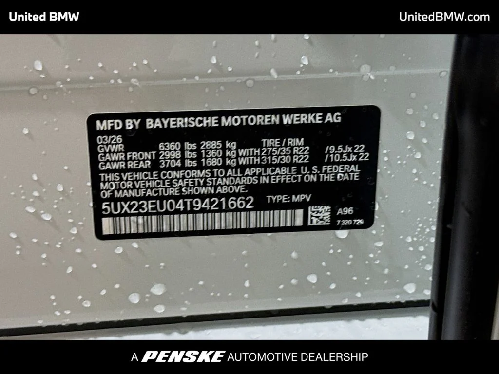 New 2026 Mineral White Metallic BMW xDrive40i image 15