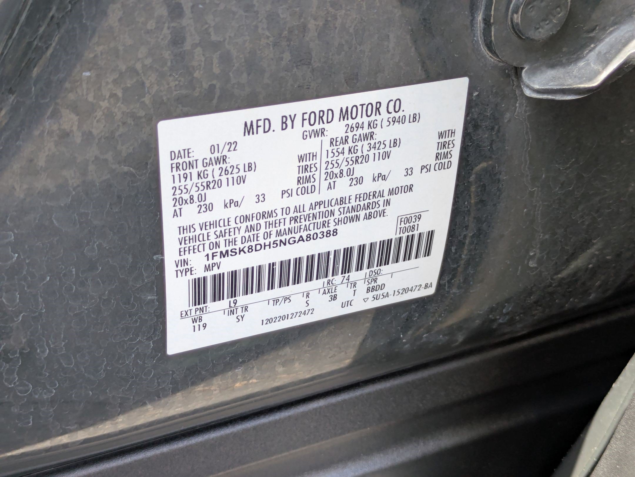 Used 2022 Forged Green Metallic Ford XLT image 34