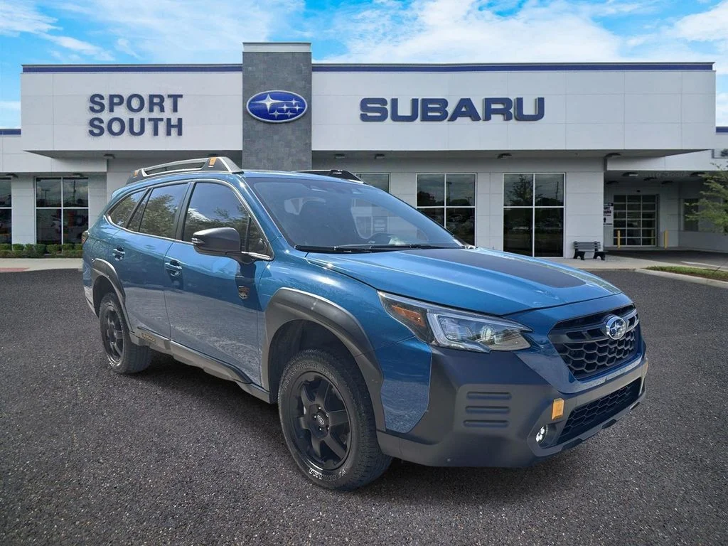 Used 2023 Blue Subaru Wilderness image 1