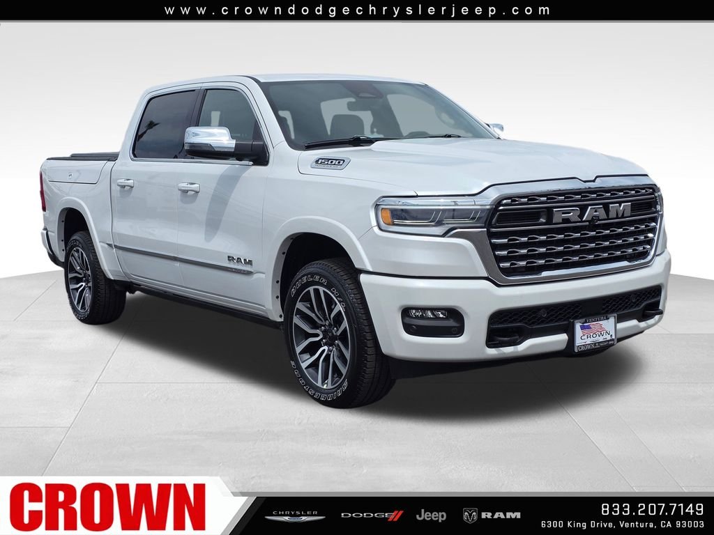 New 2026 Ivory White Tri-Coat Pearlcoat RAM Limited image 3
