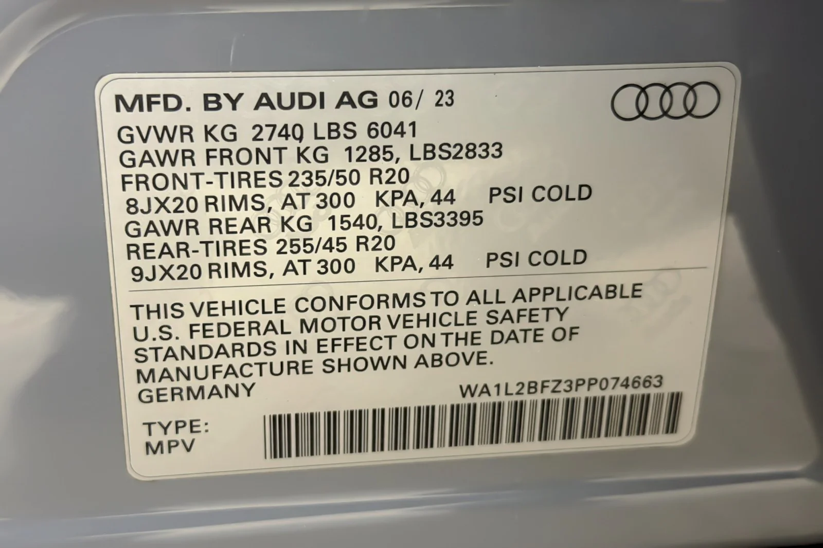 Certified Used 2023 Pebble Gray Audi Premium Plus 50 quattro image 26