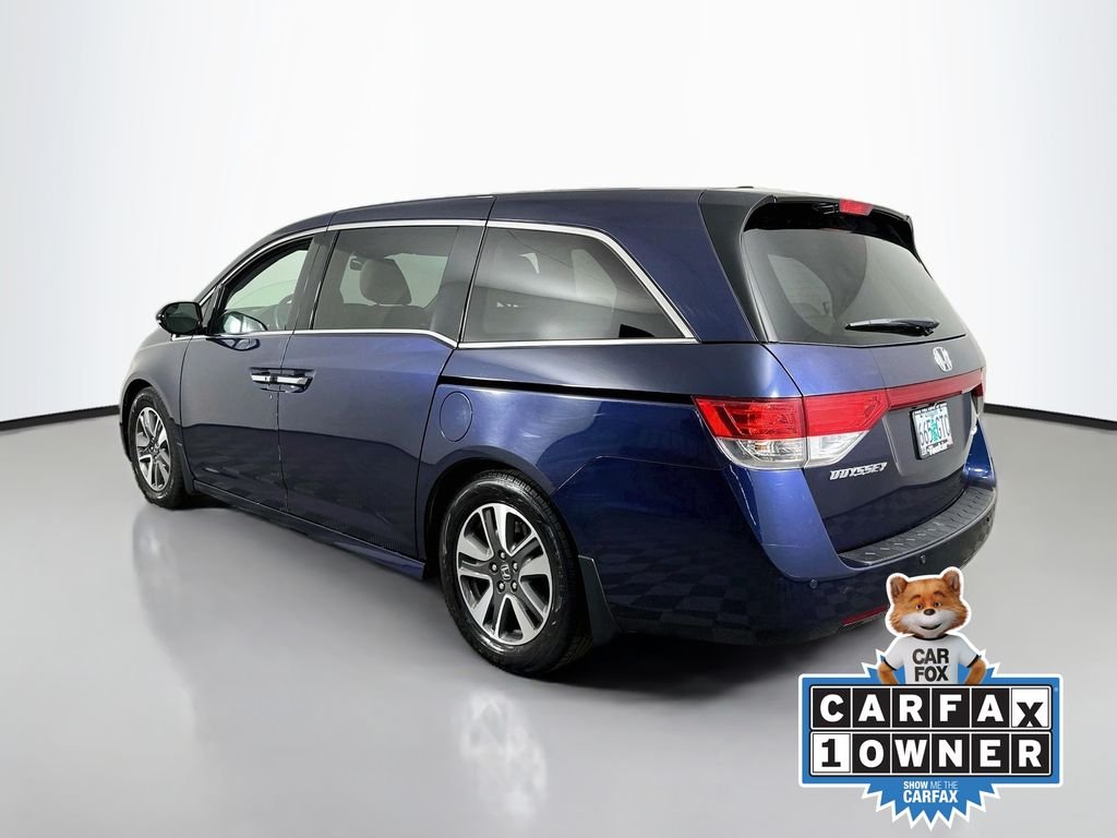 Used 2014 Obsidian Blue Pearl Honda Touring image 6