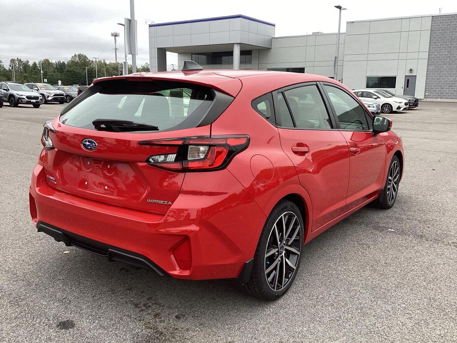 Used 2024 Pure Red Subaru Sport image 8