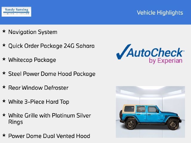 New 2027 Hydro Blue Pearlcoat Jeep Sahara image 7