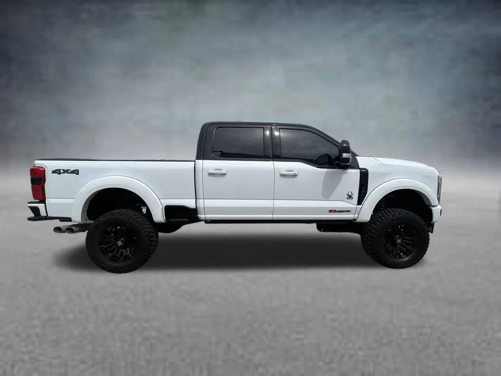 Used 2024 Oxford White Ford LARIAT LIFTED BLACK WIDOW PKG image 3