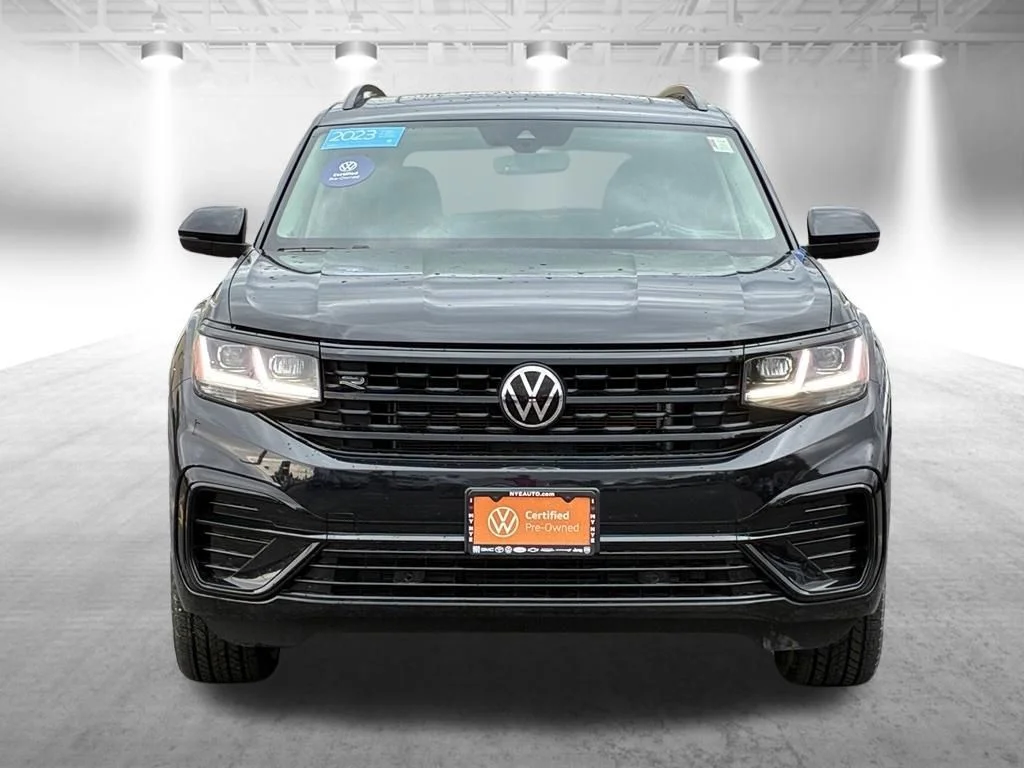 Certified Used 2023 Black Volkswagen 3.6L V6 SEL R-Line image 10