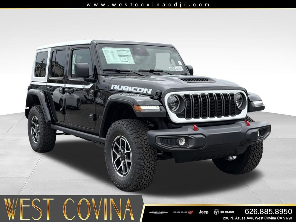 New 2026 Black Clear-Coat Exterior Paint Jeep Rubicon image 4