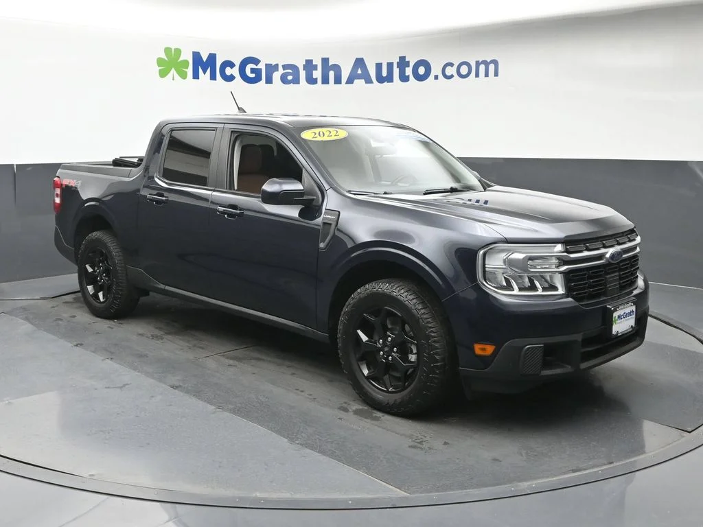 Used 2022 Blue Ford Lariat image 2