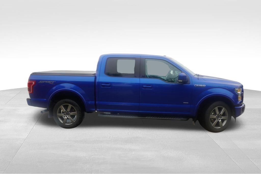 Used 2017 Blue Ford Lariat image 2