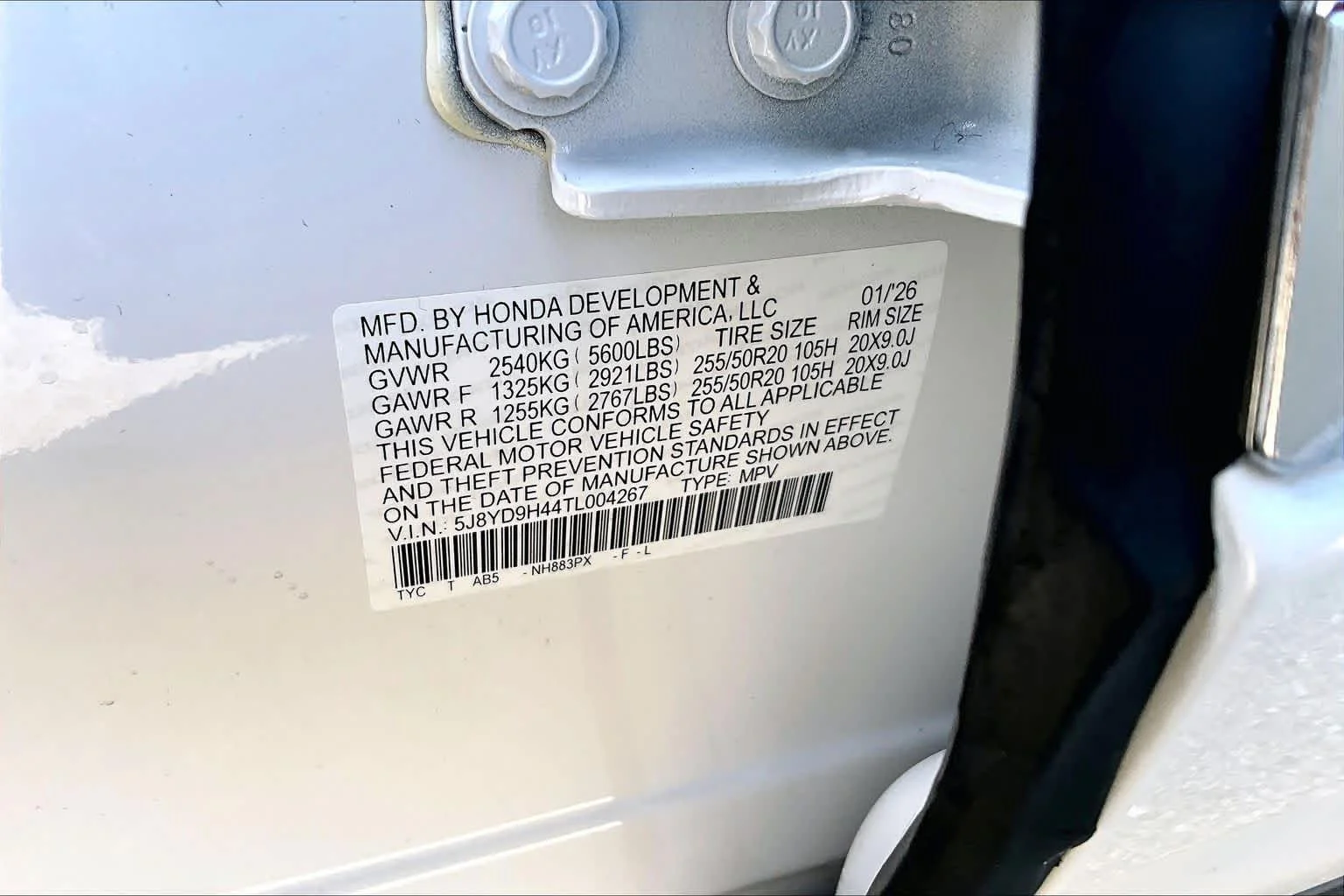New 2026 Platinum White Pearl Acura w/Technology Package image 22