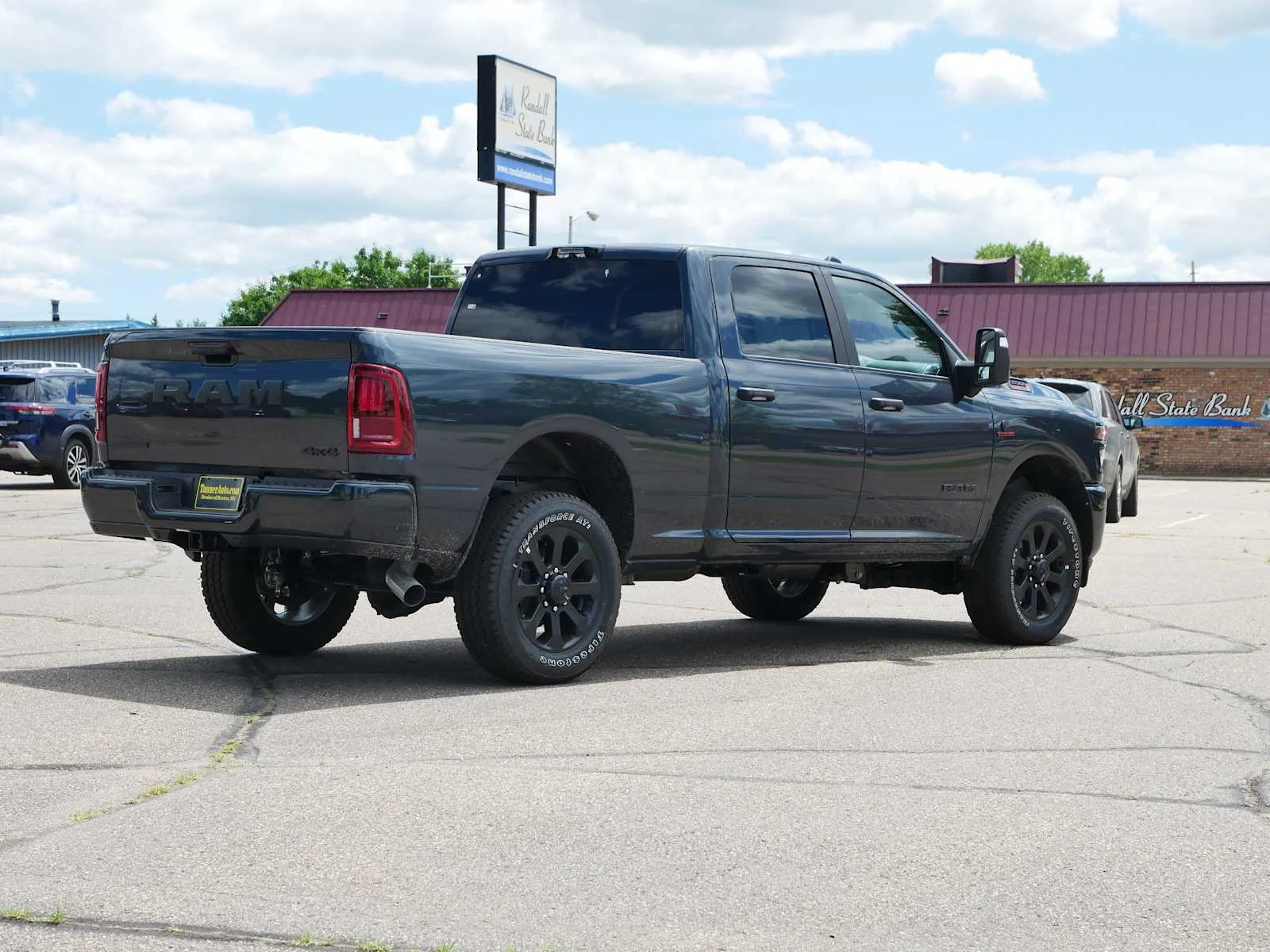 New 2025 Forged Blue Metallic RAM Big Horn image 4