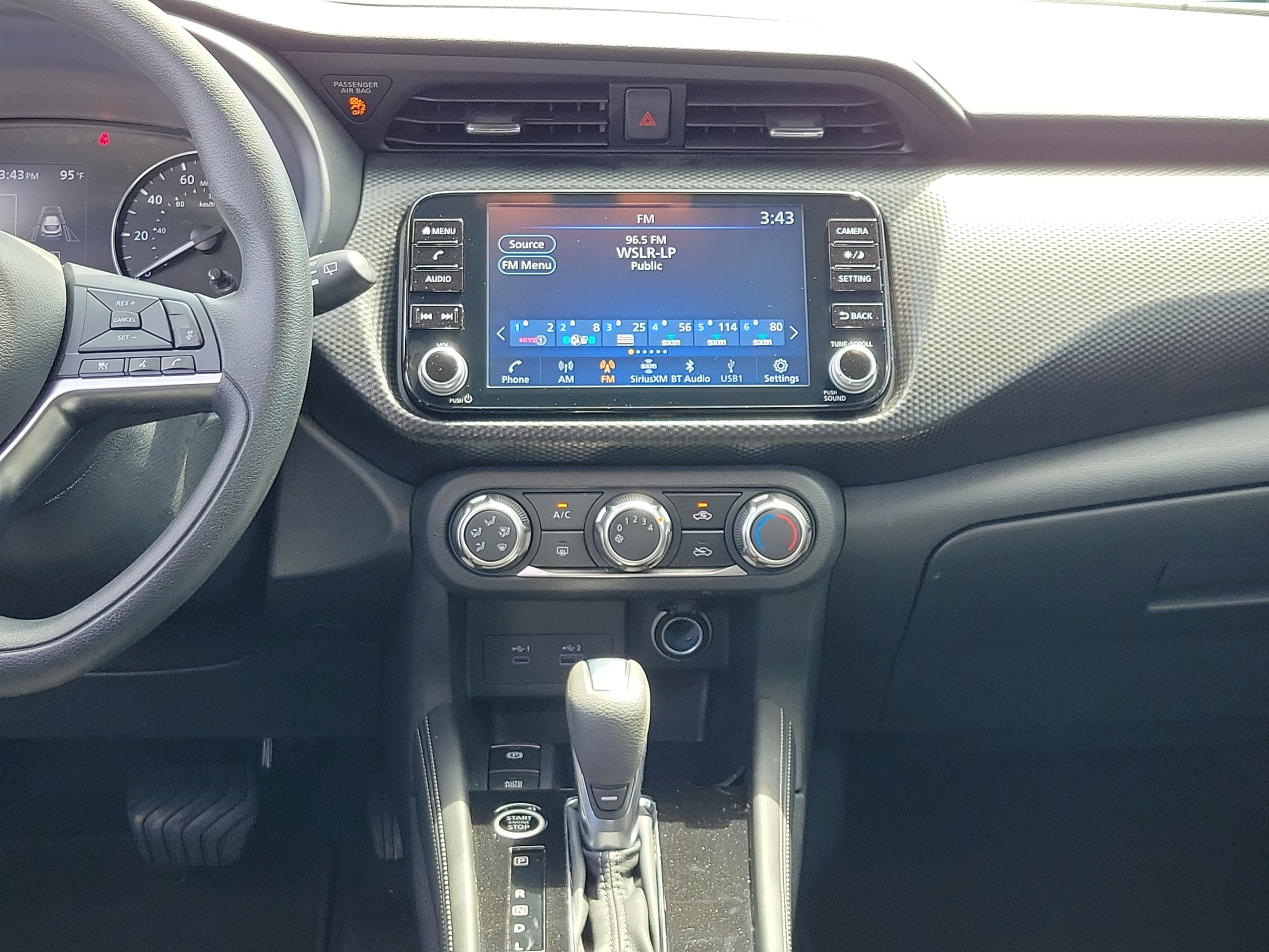 Used 2024 Aspen White Tricoat/Super Black Nissan SV image 18