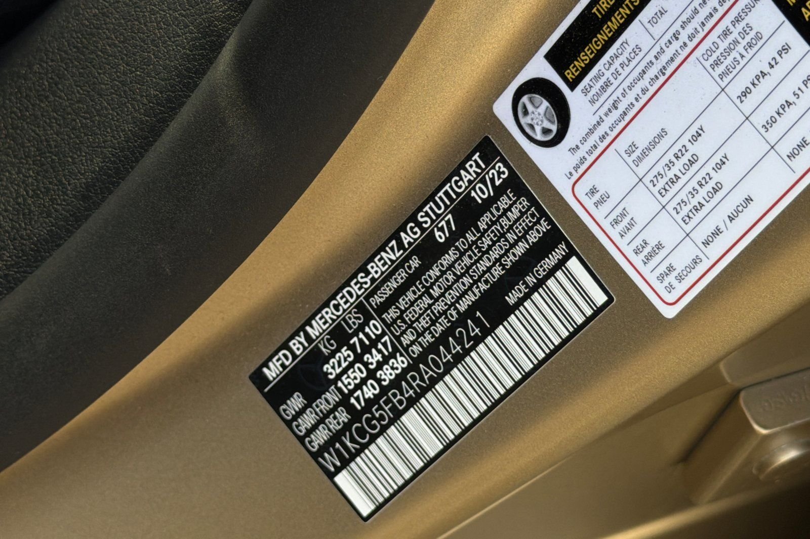 Certified Used 2024 Gold Mercedes-Benz Base image 37