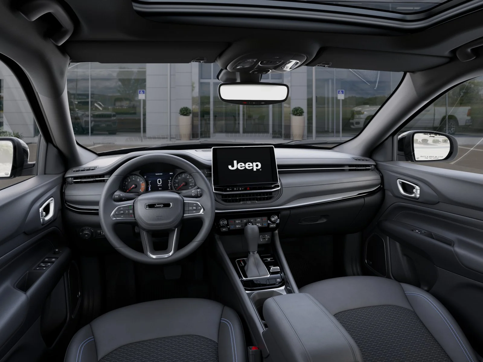 New 2025 Bright White Clear-Coat Exterior Paint Jeep Latitude image 31