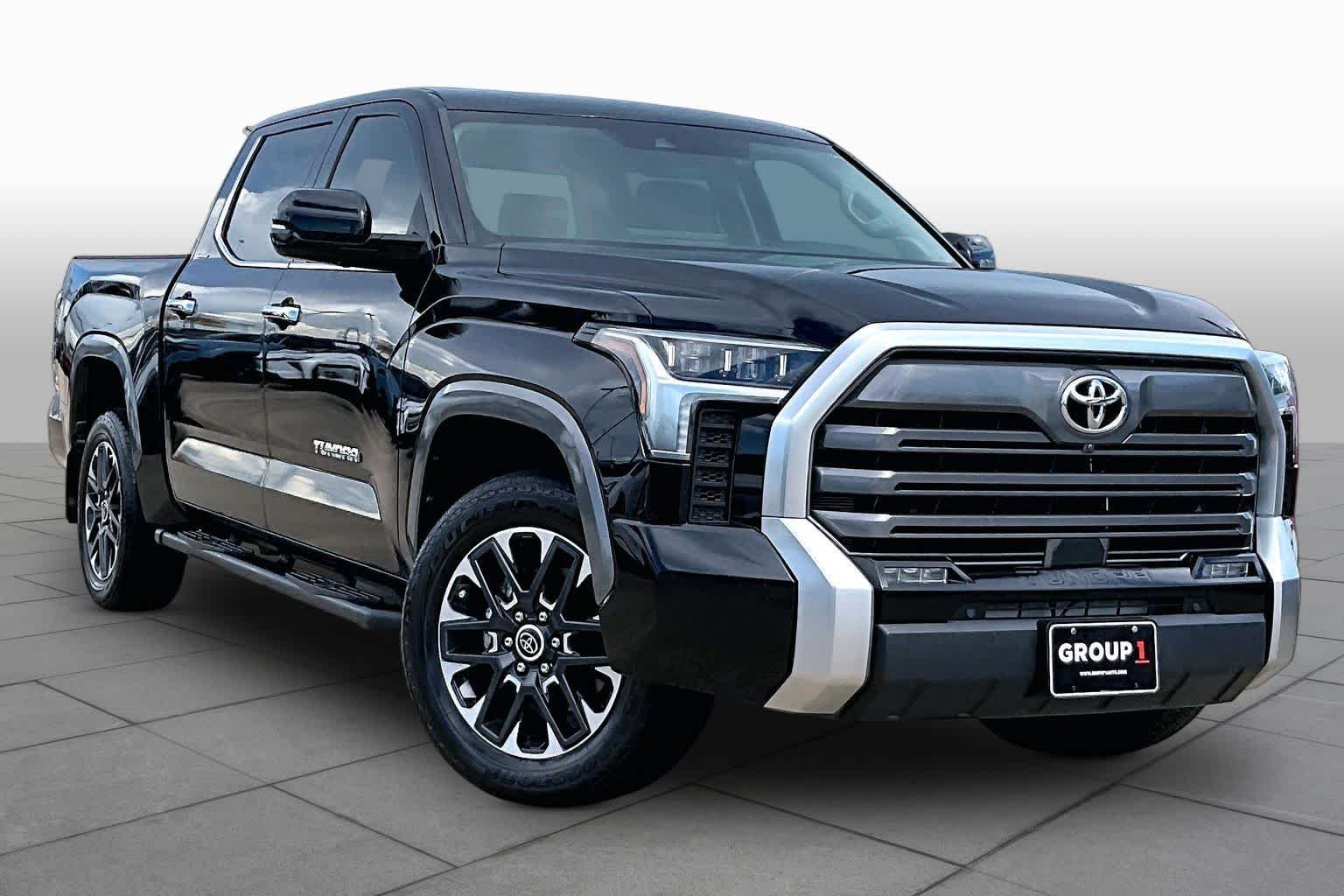Used 2024 Midnight Black Metallic Toyota Limited image 3