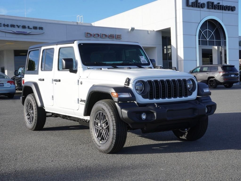 New 2026 Bright White Clear-Coat Exterior Paint Jeep Sport image 1