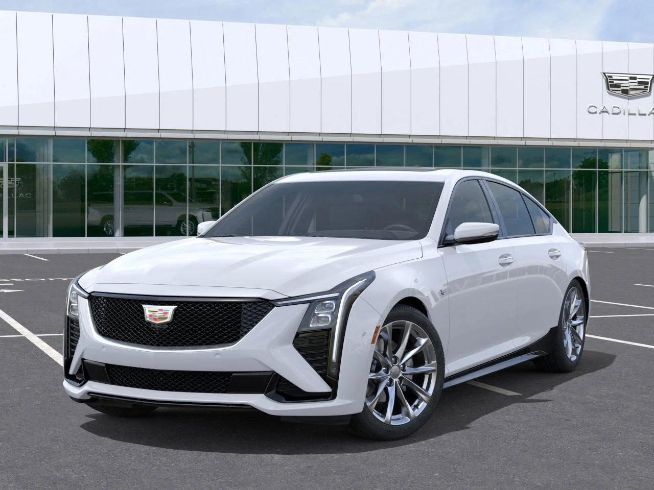 Used 2026 Vibrant White Tricoat Cadillac Sport image 9