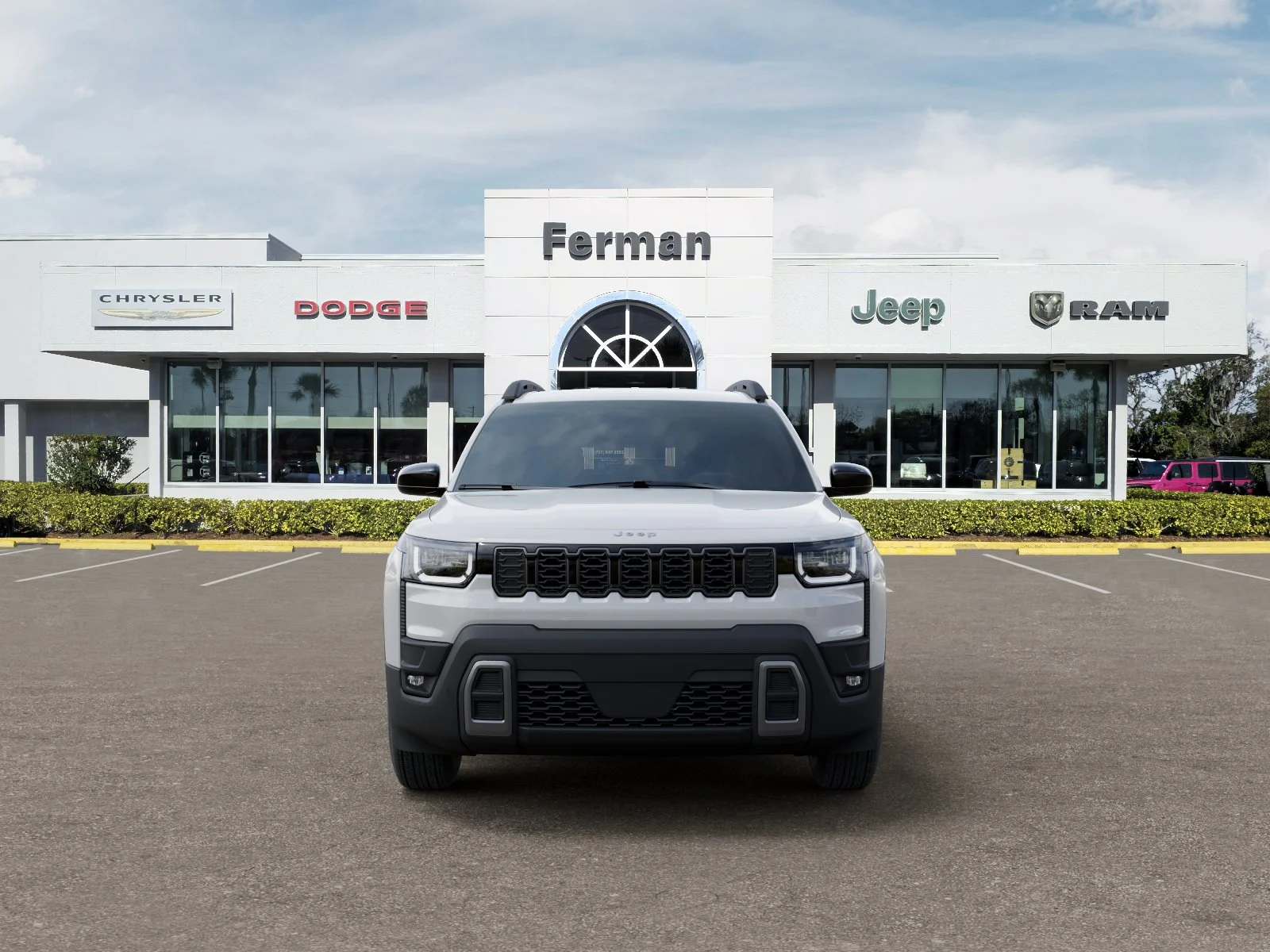 New 2026 Bright White Clear-Coat Exterior Paint Jeep Laredo image 36