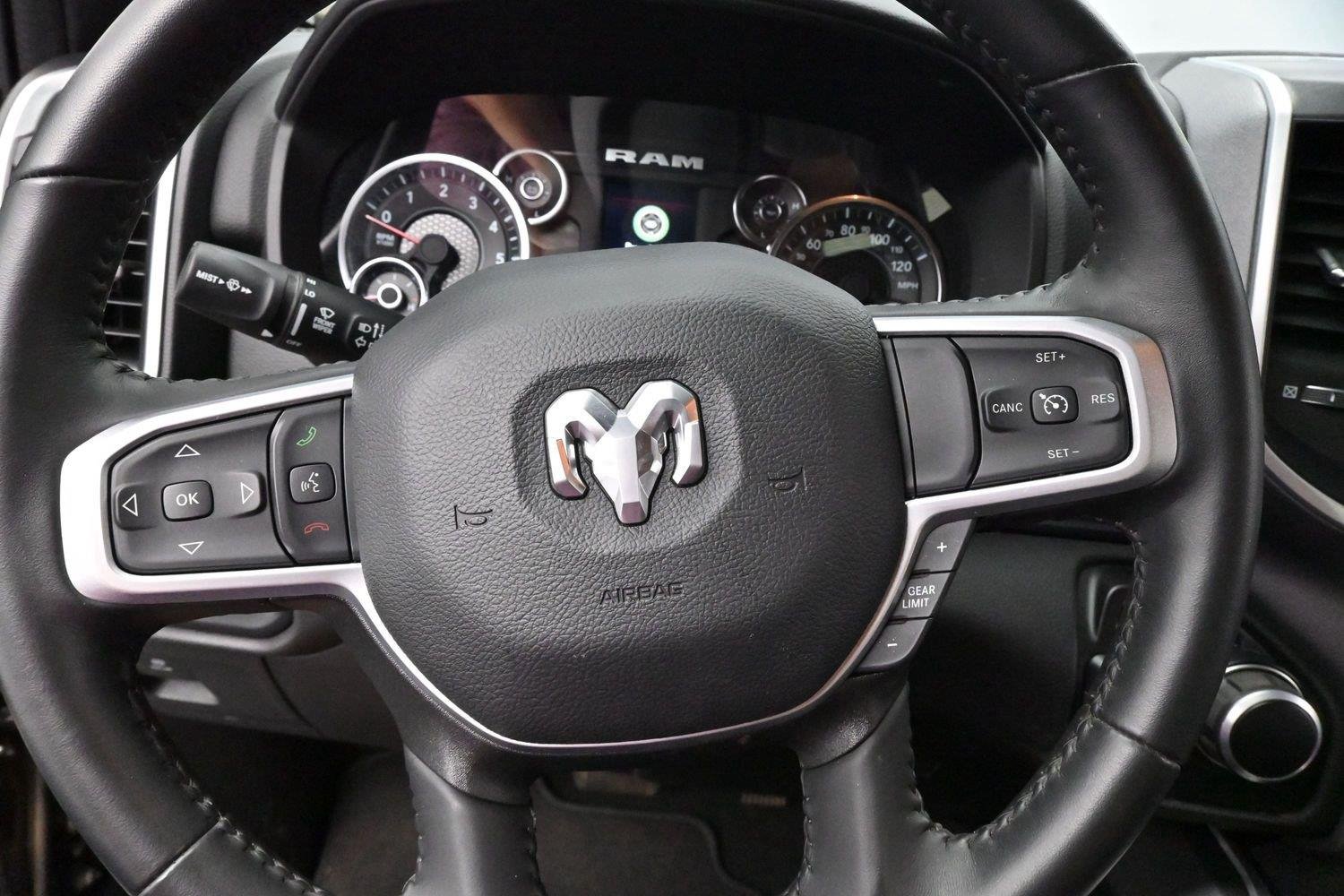 Used 2023 Diamond Black Crystal Pearlcoat Ram Big Horn image 15