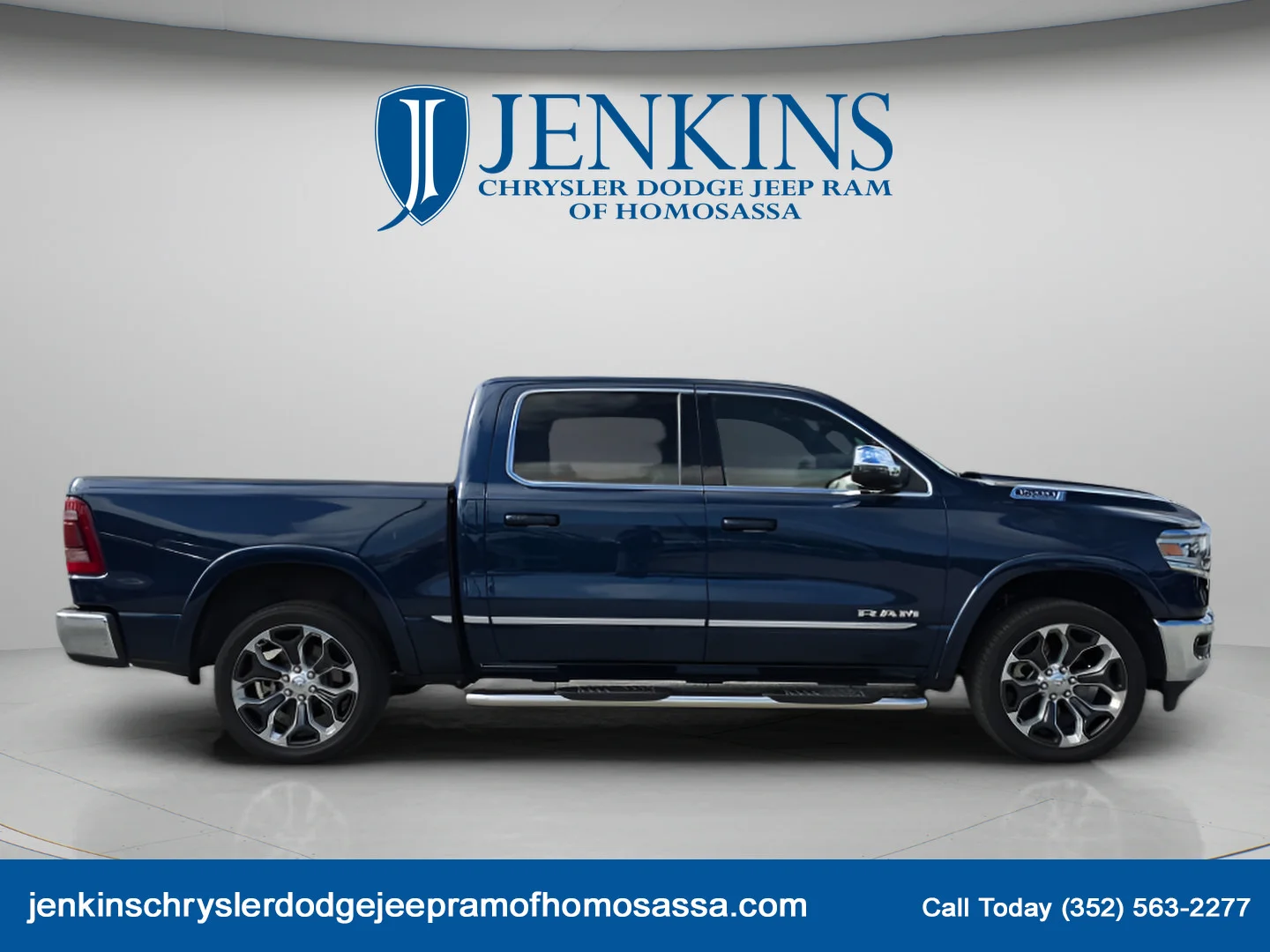 Used 2024 Patriot Blue Pearlcoat Ram Limited image 2