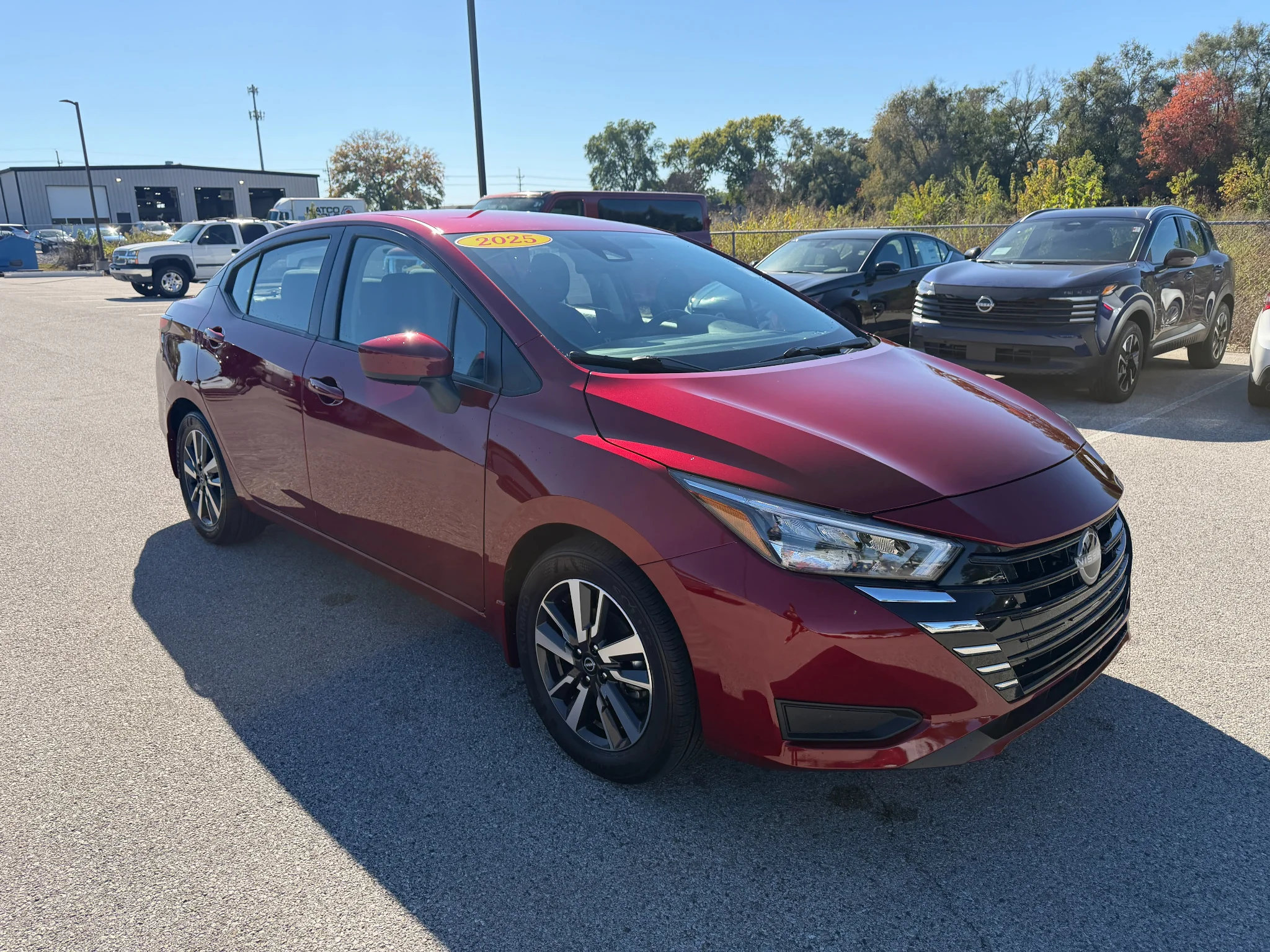 Used 2025 Scarlet Ember Tintcoat Nissan SV image 8