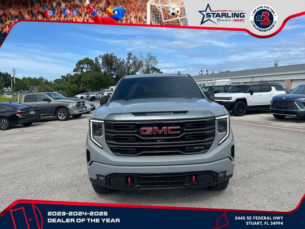 Used 2024 Thunderstorm Gray GMC AT4 image 3
